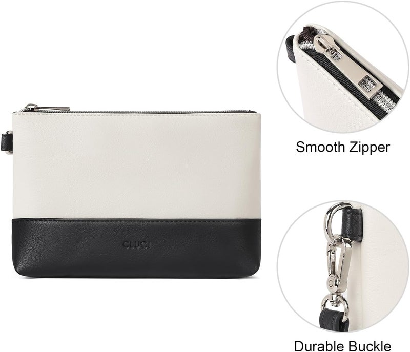 CLUCI Wristlet Wallet for Women Large Capacity Leather Clutch Purse Slim Ladies Travel Credit Card Holder Phone Organizer - Image 5